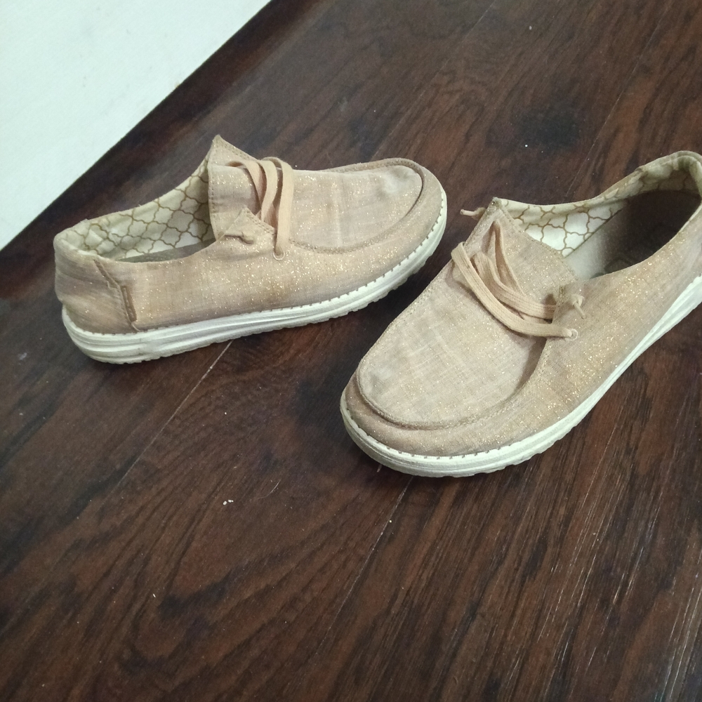 Hey Dude Tan Loafers